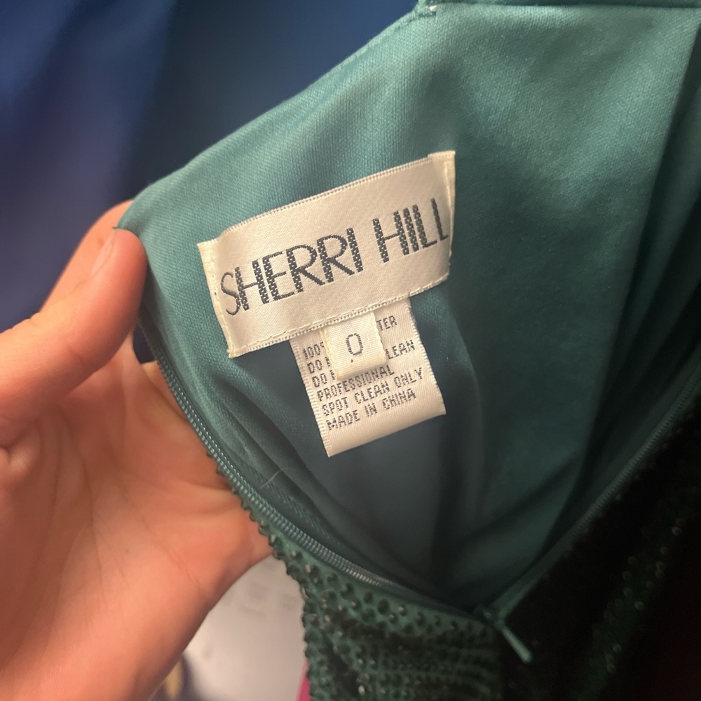 Sherri Hill Green Dress